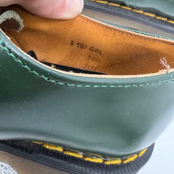 Dr Martens vintage 1941 low tops green size 5.5 - Picture 7 of 11